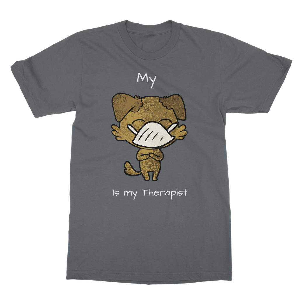 My ?? Is My Therapist (White) Classic Adult T-Shirt