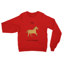 Load image into Gallery viewer, My Horse is My Therapist (Black) Classic Adult Sweatshirt