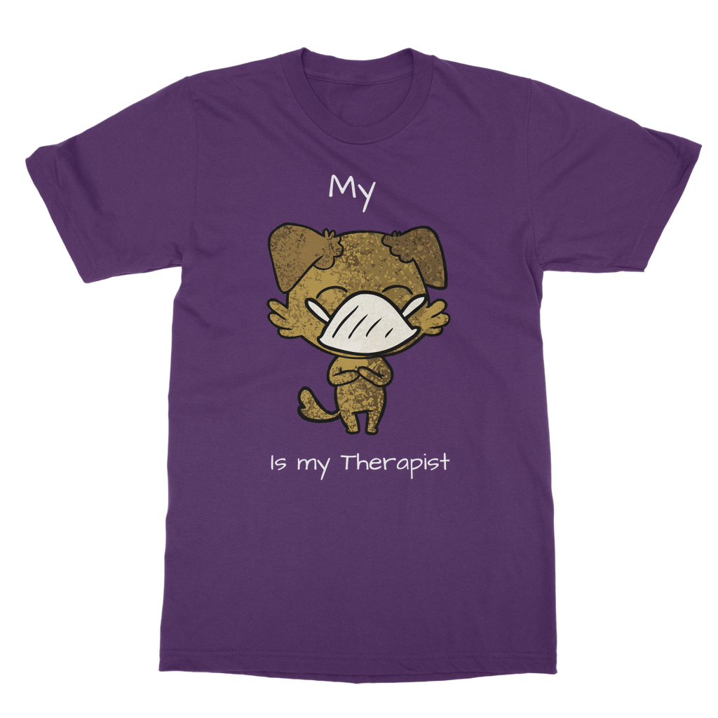 My ?? Is My Therapist (White) Classic Adult T-Shirt