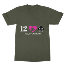Load image into Gallery viewer, 12 Paws Club (White Lettering) Classic Adult T-Shirt