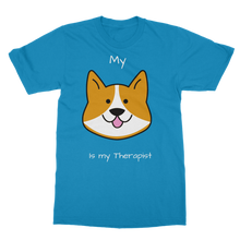 Load image into Gallery viewer, My Dog is My Therapist (White) Classic Adult T-Shirt