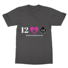 Load image into Gallery viewer, 12 Paws Club (White Lettering) Classic Adult T-Shirt