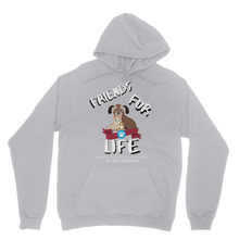 Load image into Gallery viewer, (White Lettering) Friends Fur Life Classic Adult Hoodie