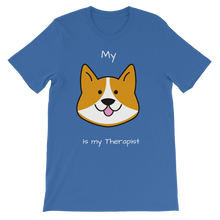 Load image into Gallery viewer, My Dog is My Therapist (White) Classic Kids T-Shirt