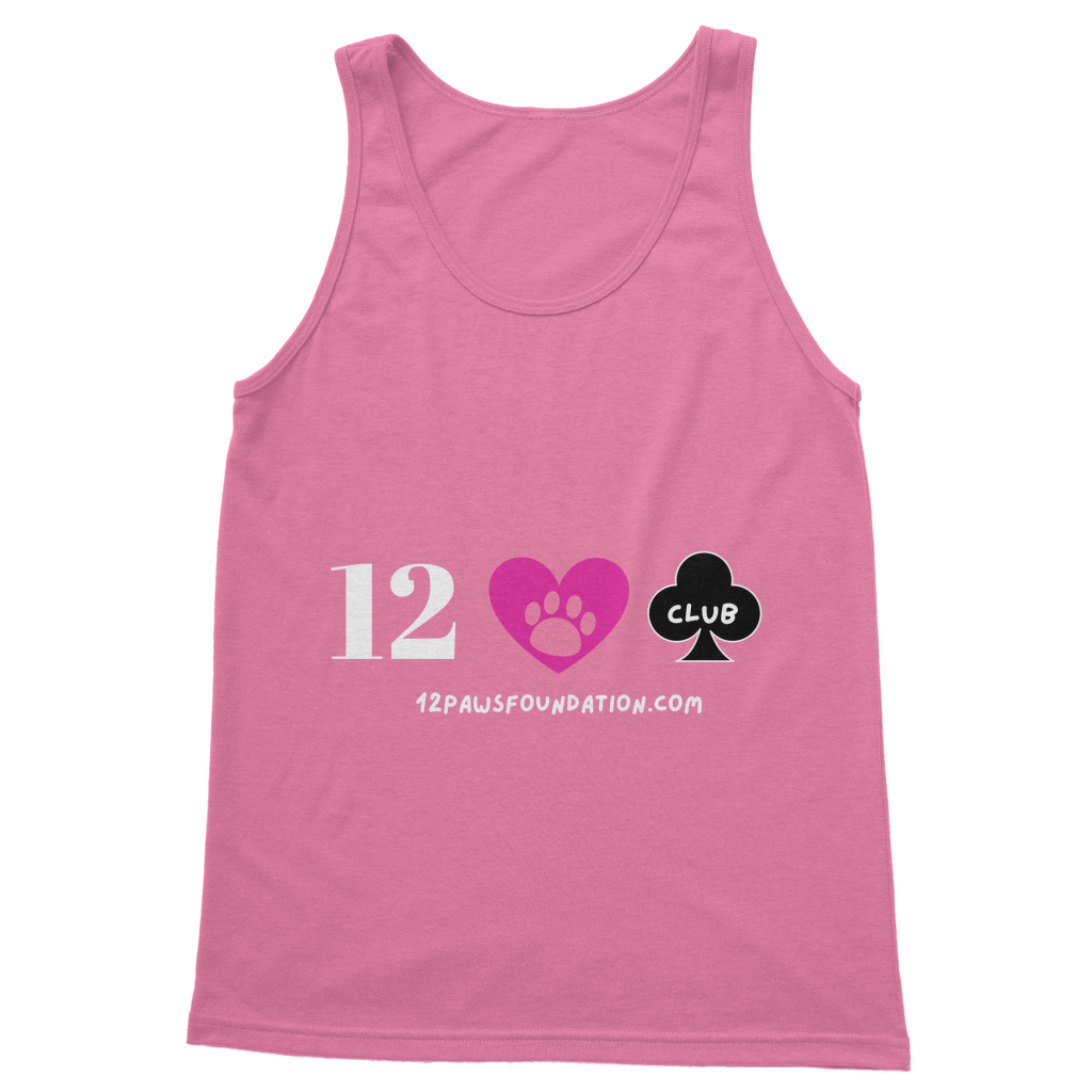12 Paws Club (White Lettering) Classic Women's Tank Top