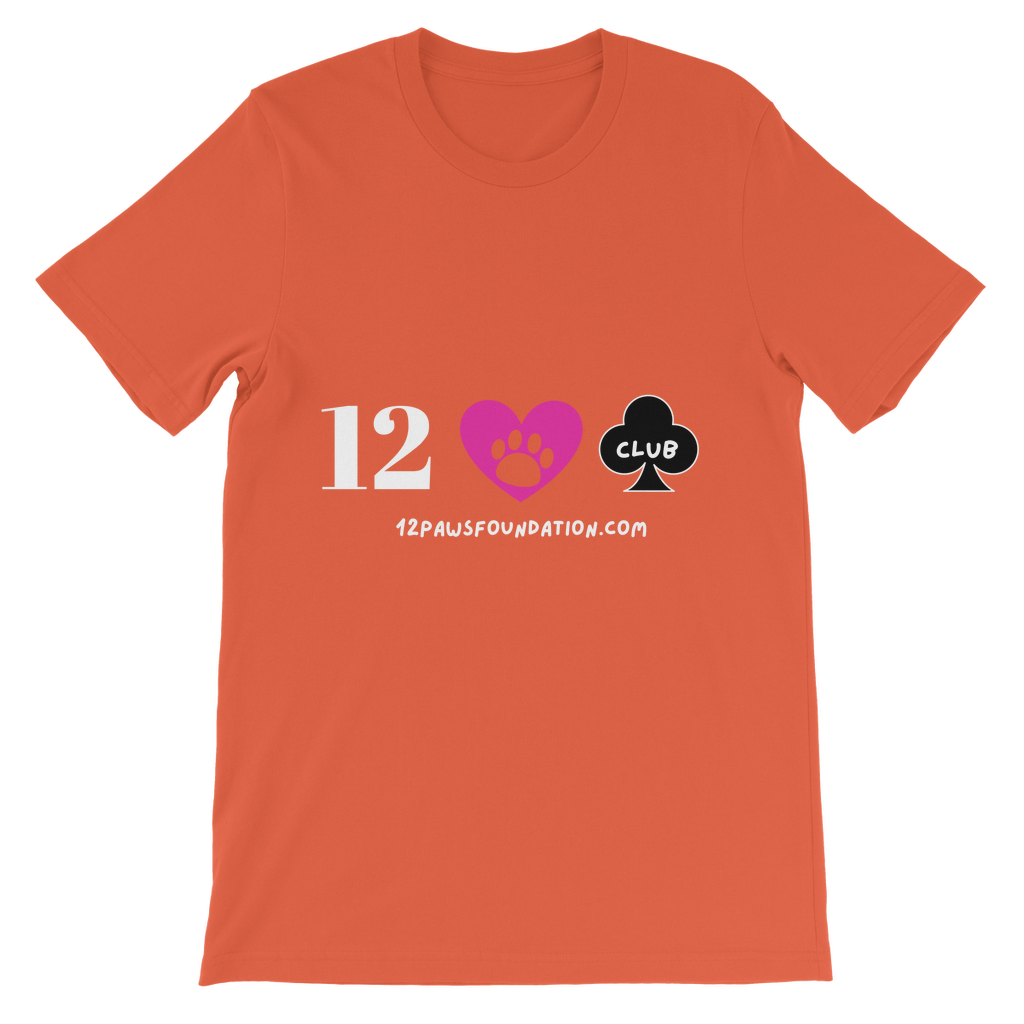 12 Paws Club (White Lettering) Classic Kids T-Shirt