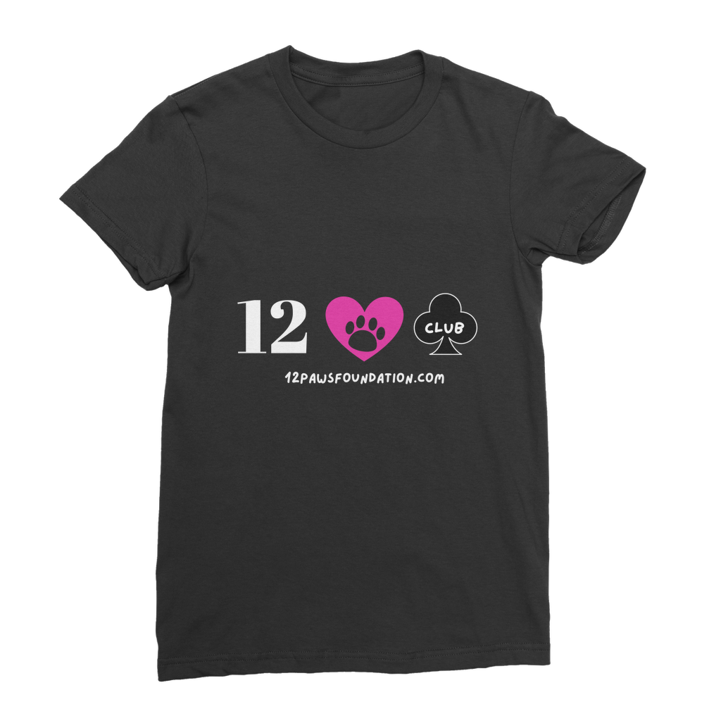 12 Paws Club (White Lettering) Classic Women's T-Shirt
