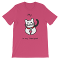 (Black) My Cat is My Therapist Classic Kids T-Shirt