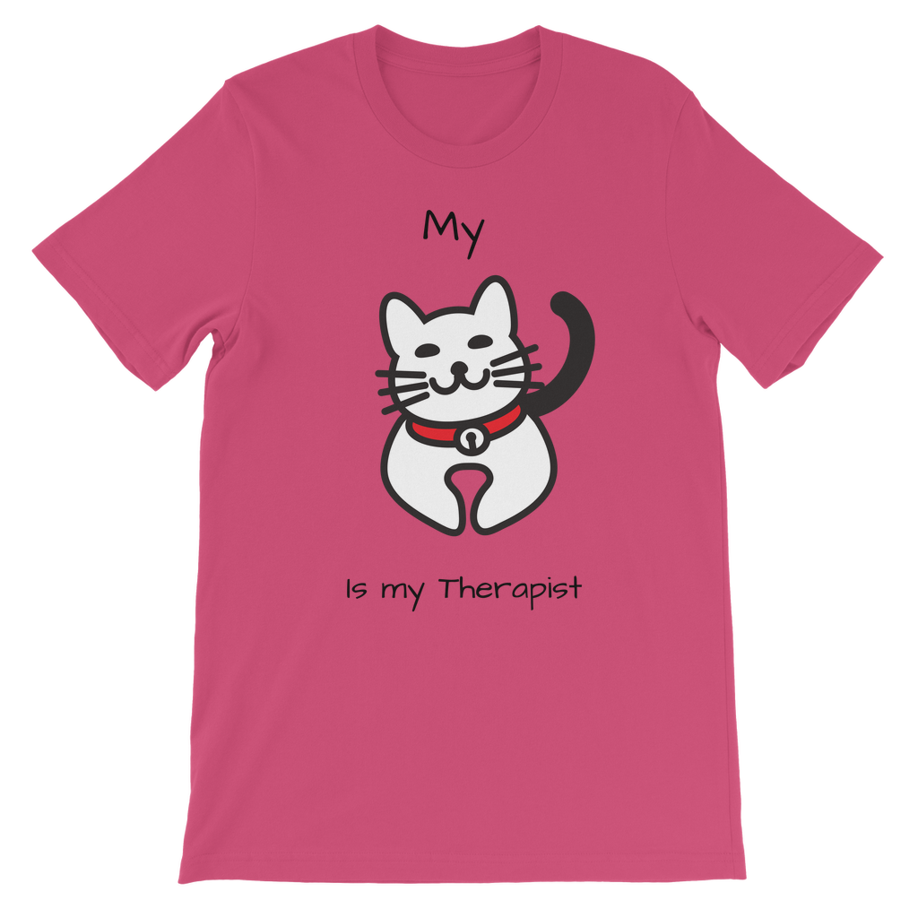 (Black) My Cat is My Therapist Classic Kids T-Shirt