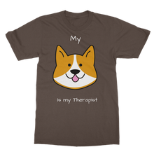Load image into Gallery viewer, My Dog is My Therapist (White) Classic Adult T-Shirt