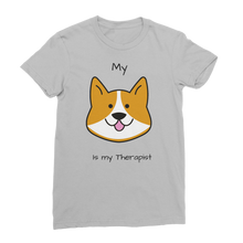 Load image into Gallery viewer, (Black) My Dog is my Therapist Classic Women&#39;s T-Shirt
