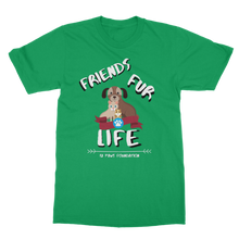 Load image into Gallery viewer, (White Lettering) Friends Fur Life Classic Adult T-Shirt