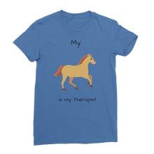 Load image into Gallery viewer, My Horse is My Therapist (Black) Classic Women&#39;s T-Shirt