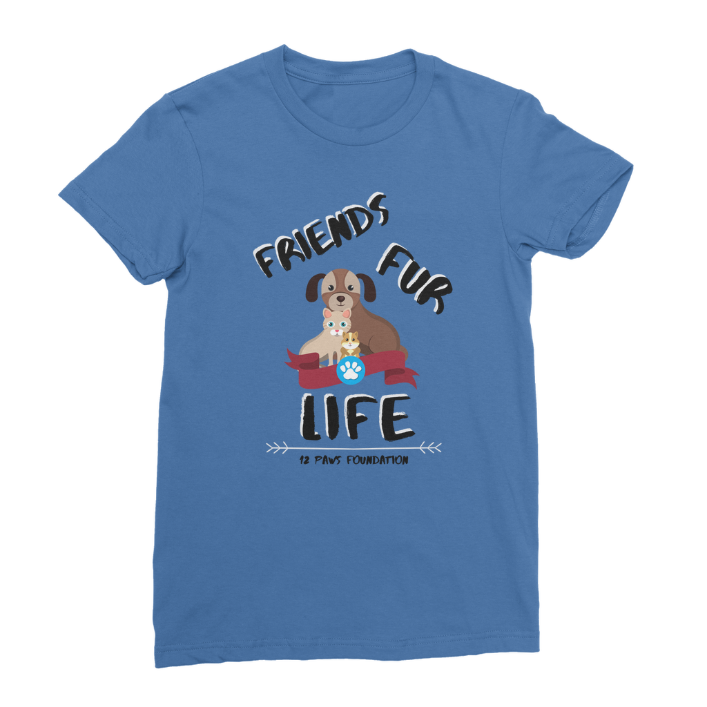 (Black Lettering) Friends Fur Life Classic Women's T-Shirt