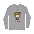 (Black) My ?? is My Therapist Classic Long Sleeve T-Shirt