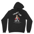 (White Lettering) Friends Fur Life Classic Adult Hoodie
