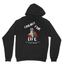 Load image into Gallery viewer, (White Lettering) Friends Fur Life Classic Adult Hoodie