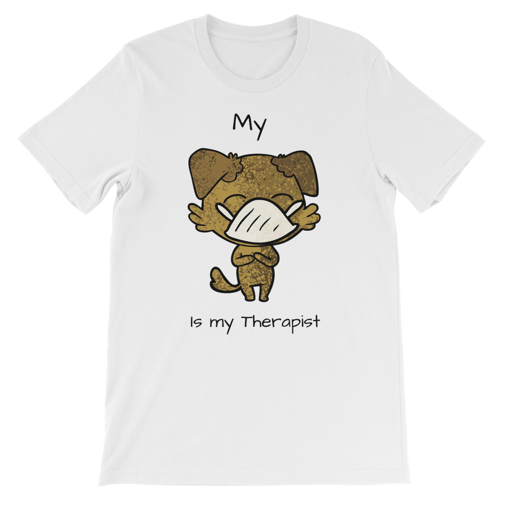 (Black) My ?? is My Therapist Classic Kids T-Shirt