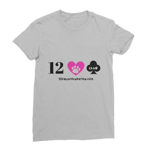 (Black Lettering) 12 Paws Club Classic Women's T-Shirt