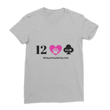 Load image into Gallery viewer, (Black Lettering) 12 Paws Club Classic Women&#39;s T-Shirt