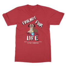Load image into Gallery viewer, (White Lettering) Friends Fur Life Classic Adult T-Shirt
