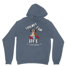 Load image into Gallery viewer, (White Lettering) Friends Fur Life Classic Adult Hoodie