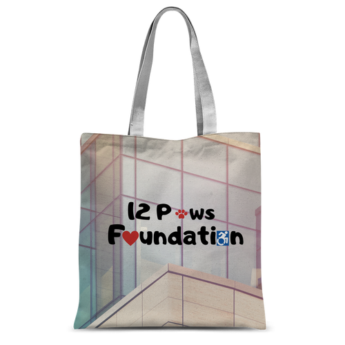 12 Paws Corporate Classic Sublimation Tote Bag