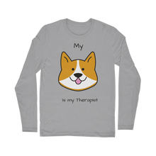Load image into Gallery viewer, (Black) My Dog is my Therapist Classic Long Sleeve T-Shirt