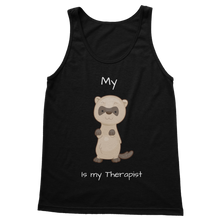 Load image into Gallery viewer, My Ferret is My Therapist (White) Classic Women&#39;s Tank Top