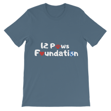Load image into Gallery viewer, (White Lettering) 12 Paws Foundation Classic Kids T-Shirt