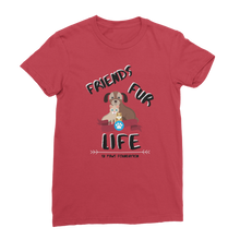 Load image into Gallery viewer, (Black Lettering) Friends Fur Life Classic Women&#39;s T-Shirt