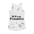 12 Paws Flower Shower Women Performance Tank Top