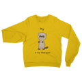 My Ferret is My Therapist (Black) Classic Adult Sweatshirt
