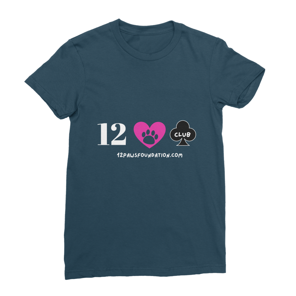 12 Paws Club (White Lettering) Classic Women's T-Shirt