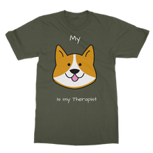 Load image into Gallery viewer, My Dog is My Therapist (White) Classic Adult T-Shirt