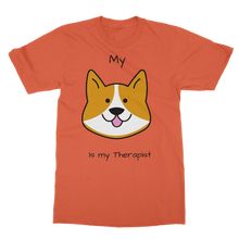 Load image into Gallery viewer, (Black) My Dog is my Therapist Classic Adult T-Shirt