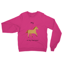 Load image into Gallery viewer, My Horse is My Therapist (Black) Classic Adult Sweatshirt