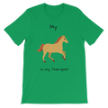 My Horse is My Therapist (Black) Classic Kids T-Shirt