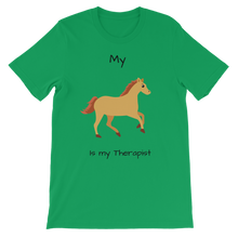 Load image into Gallery viewer, My Horse is My Therapist (Black) Classic Kids T-Shirt