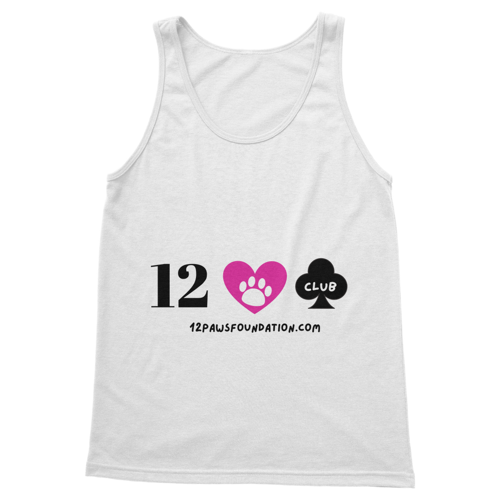 (Black Lettering) 12 Paws Club Classic Women's Tank Top