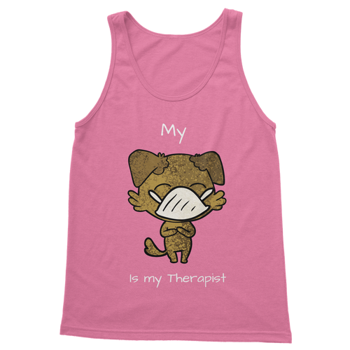 My ?? Is My Therapist (White) Classic Women's Tank Top