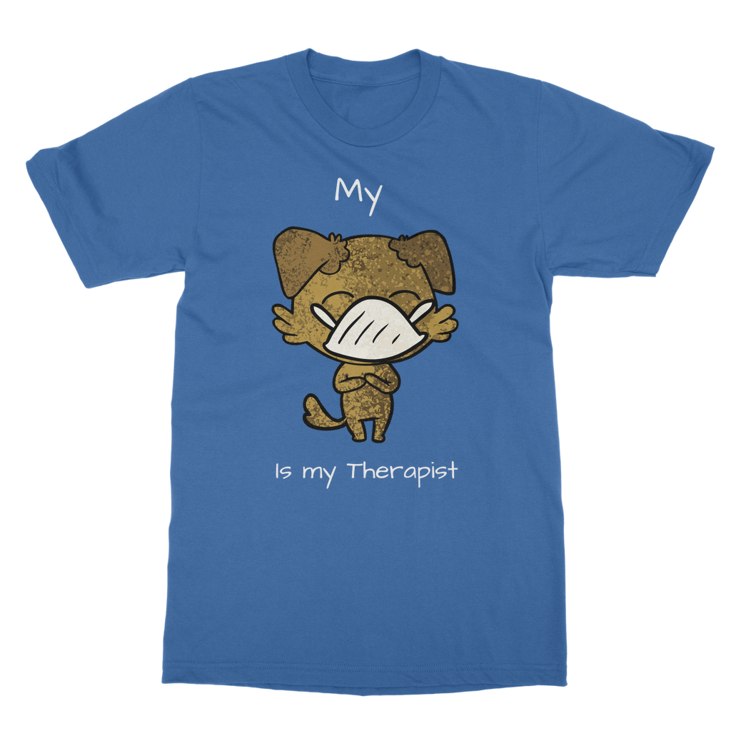 My ?? Is My Therapist (White) Classic Adult T-Shirt