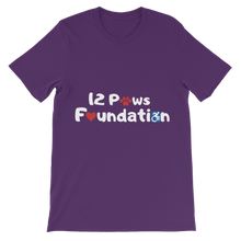 Load image into Gallery viewer, (White Lettering) 12 Paws Foundation Classic Kids T-Shirt