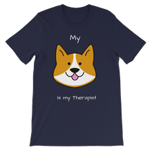 Load image into Gallery viewer, My Dog is My Therapist (White) Classic Kids T-Shirt