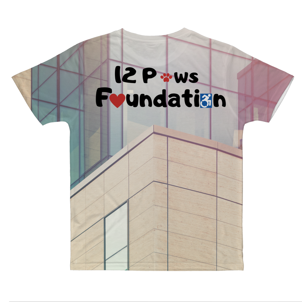 12 Paws Corporate Classic Sublimation Adult T-Shirt