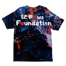 Load image into Gallery viewer, 12 Paws Night Lights Pattern Sublimation Kids T-Shirt