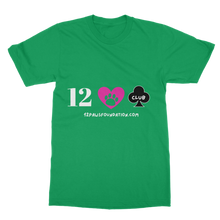 Load image into Gallery viewer, 12 Paws Club (White Lettering) Classic Adult T-Shirt