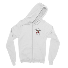 Load image into Gallery viewer, (White Lettering) Friends Fur Life Classic Adult Zip Hoodie
