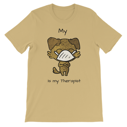 (Black) My ?? is My Therapist Classic Kids T-Shirt