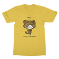 (Black) My ?? is My Therapist Classic Adult T-Shirt